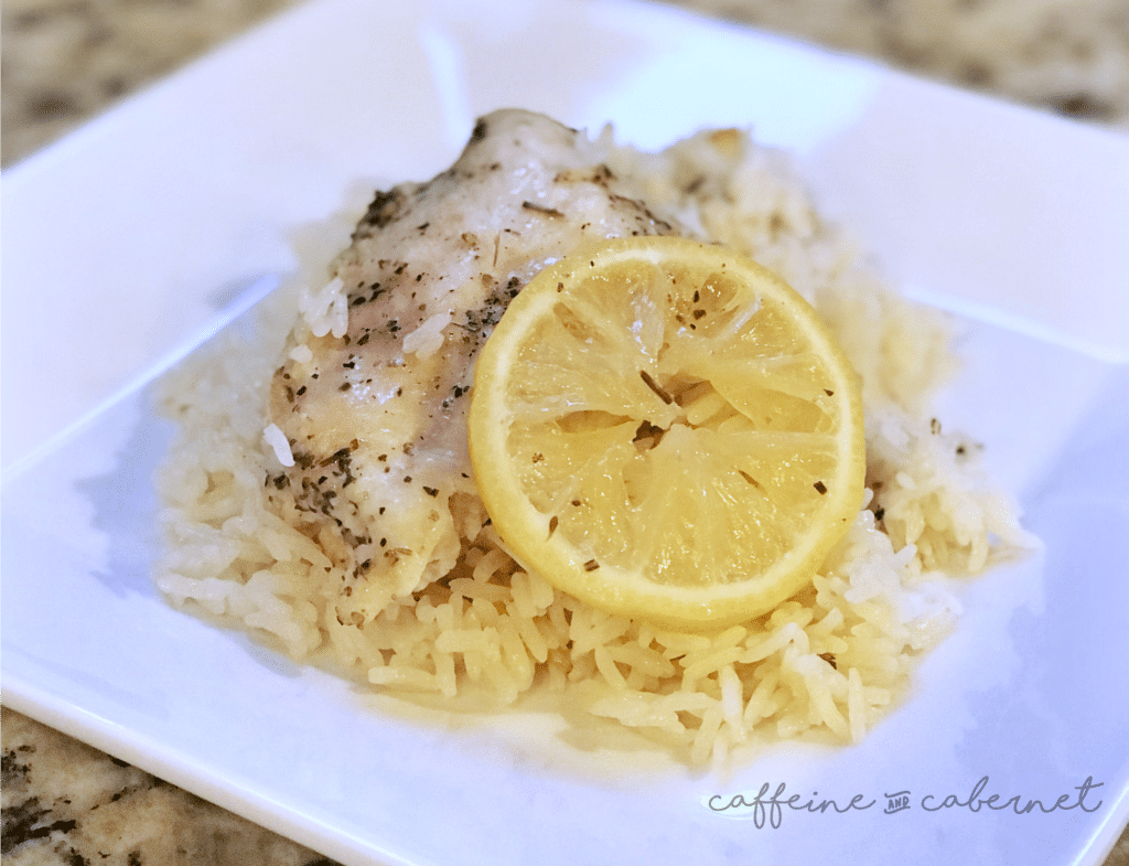 instant pot lemon herb chicken and rice 3