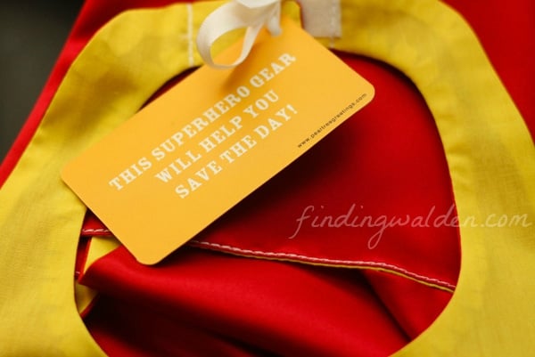 Superhero Cape Party Favors