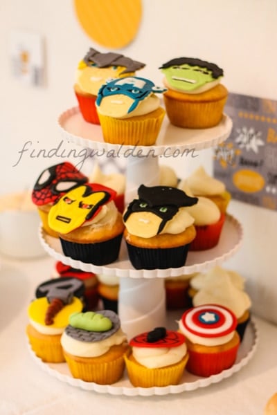 Superhero Cupcakes