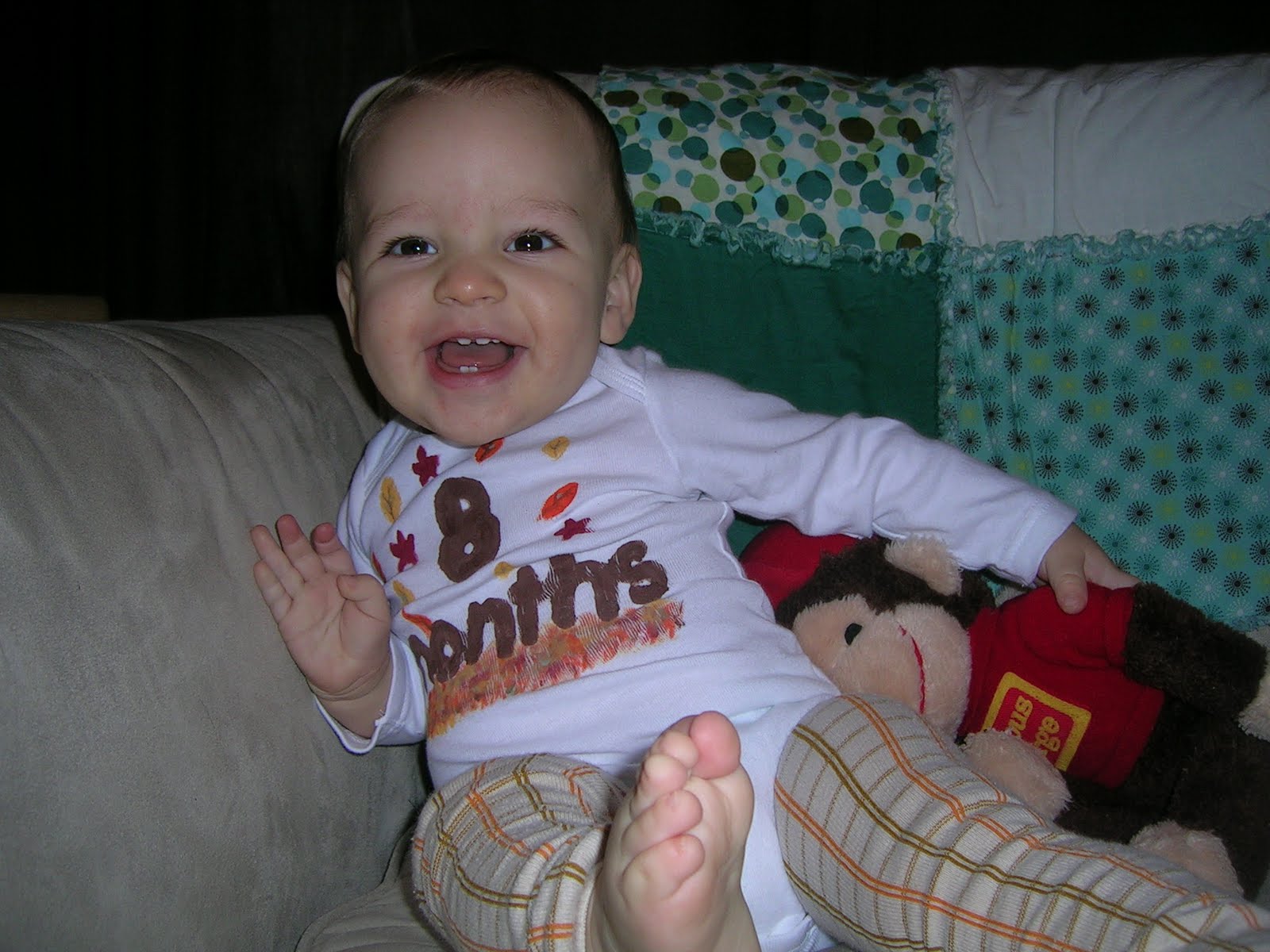 Joshua is EIGHT MONTHS OLD! — November 2009